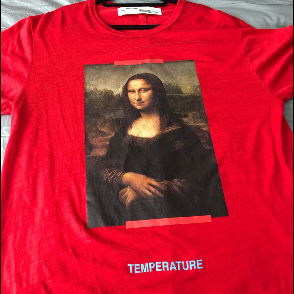 Off-White Mona Lisa Red T-Shirt
